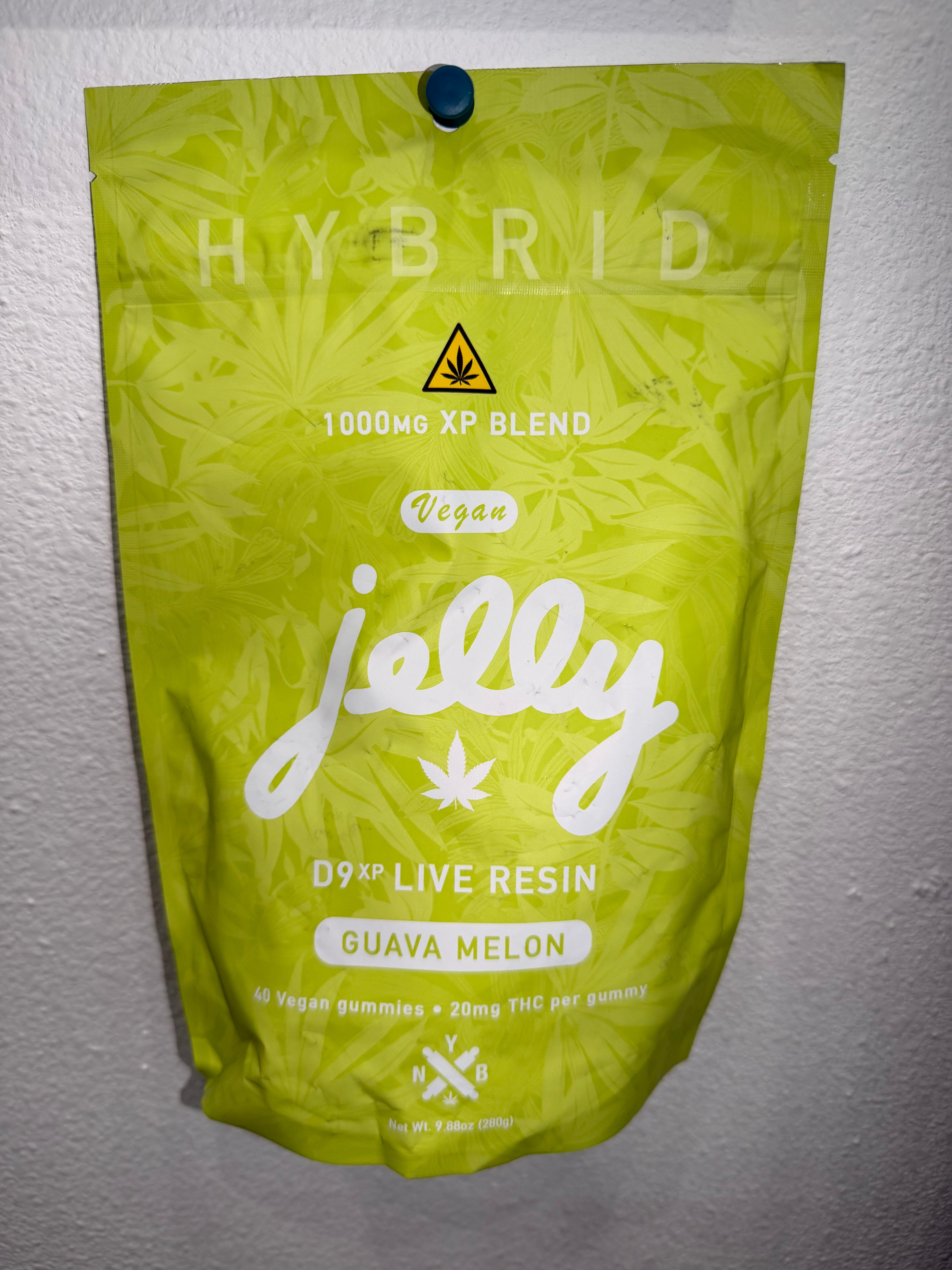 Jelly 1000mg D9XP Live Resin 40 pack