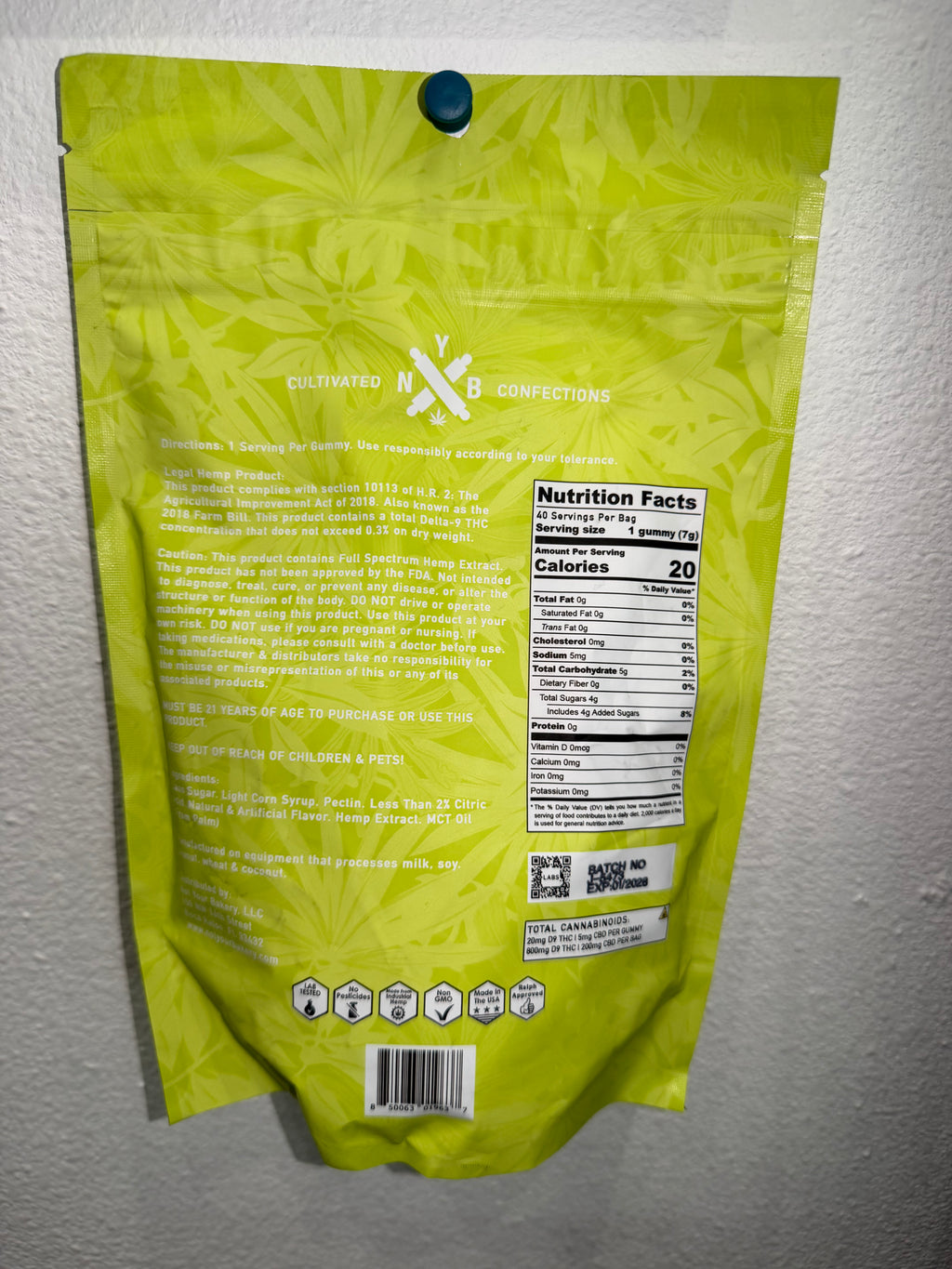 Jelly 1000mg D9XP Live Resin 40 pack