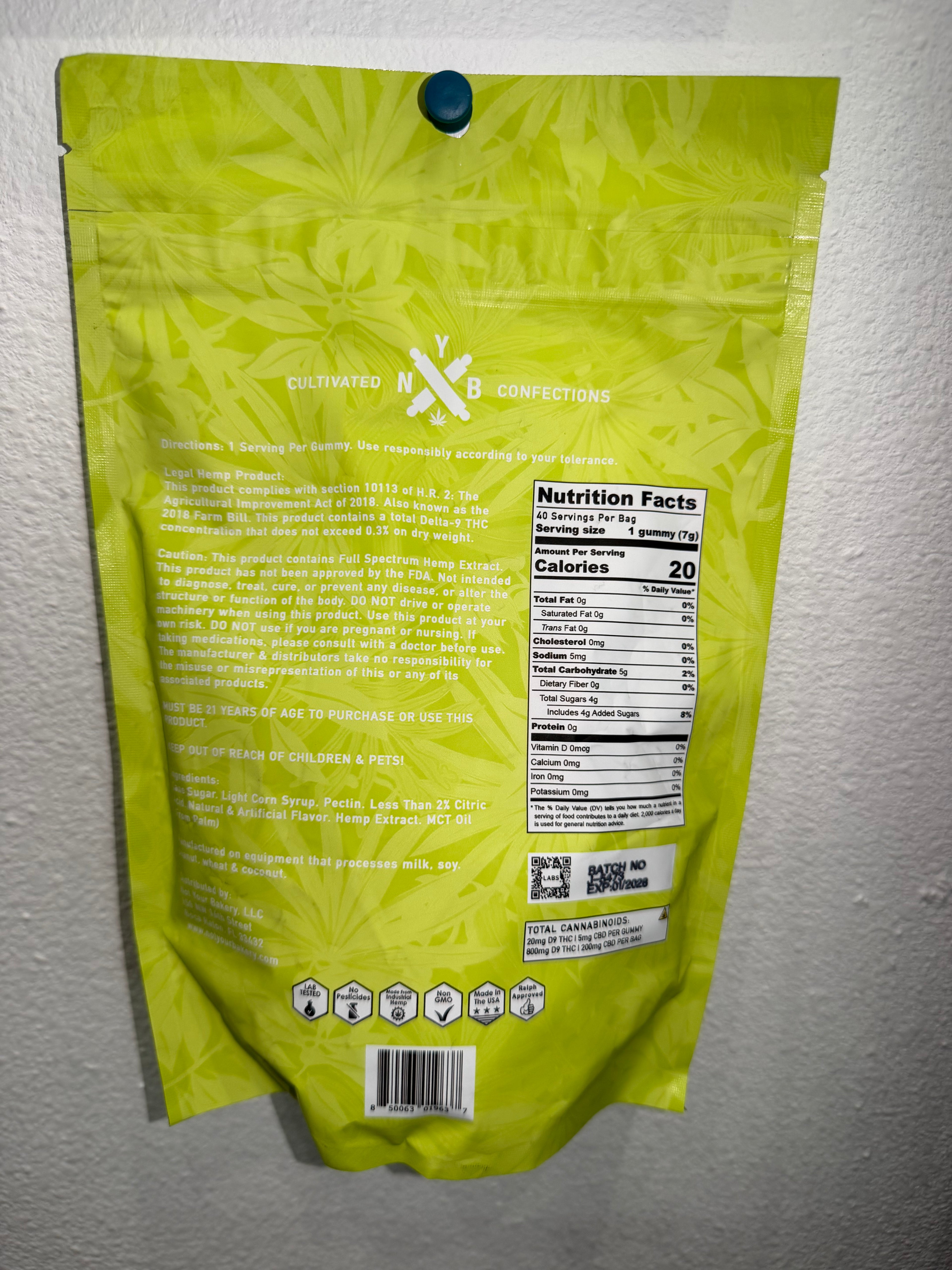 Jelly 1000mg D9XP Live Resin 40 pack