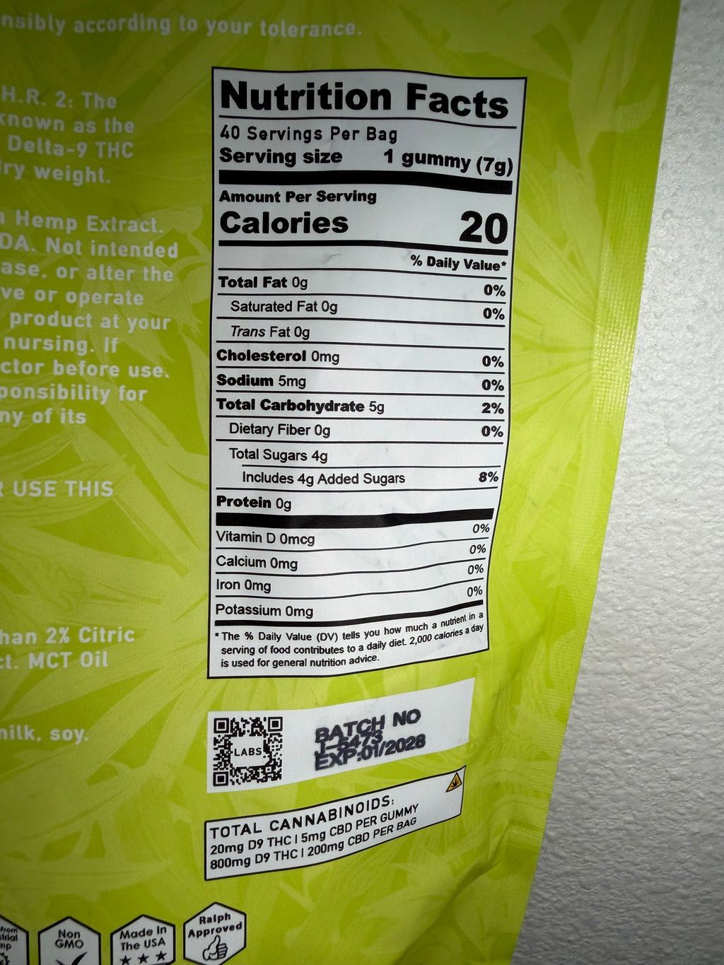 Jelly 1000mg D9XP Live Resin 40 pack