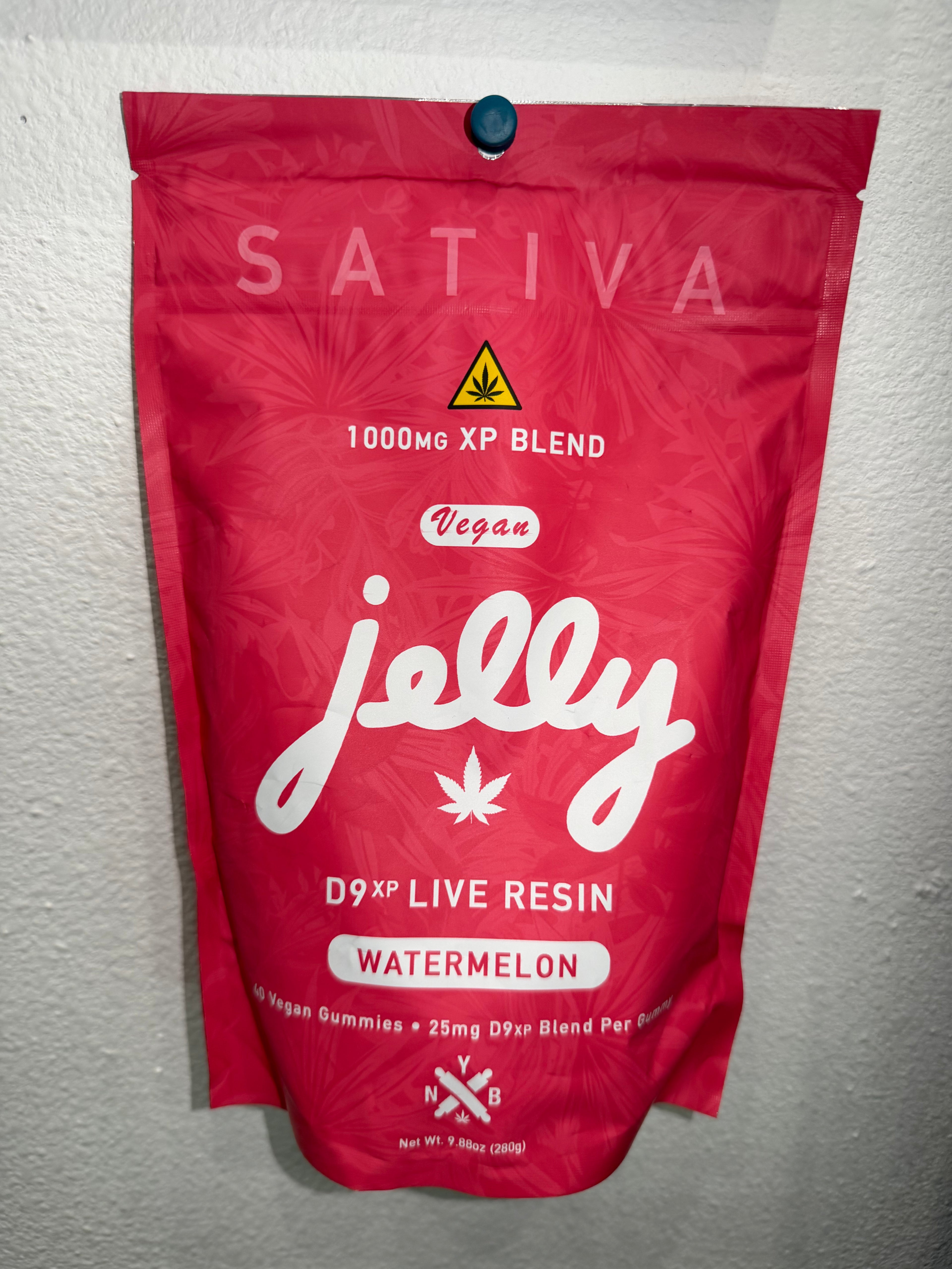 Jelly 1000mg D9XP Live Resin 40 pack
