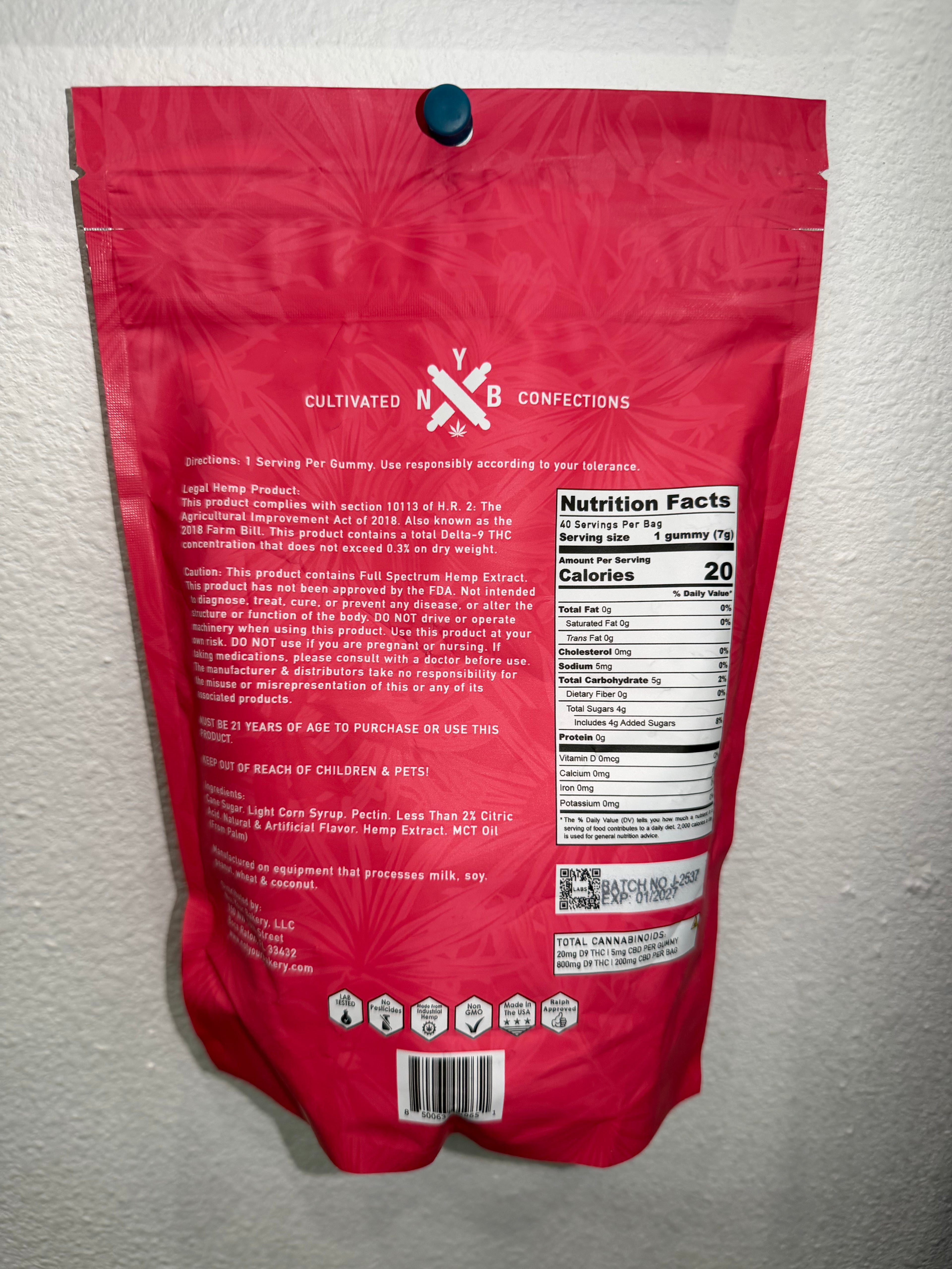 Jelly 1000mg D9XP Live Resin 40 pack